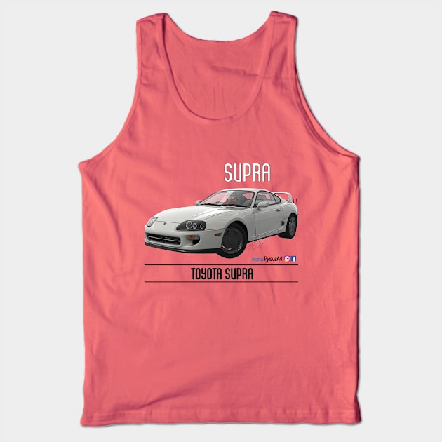 Supra White Tank Top by PjesusArt